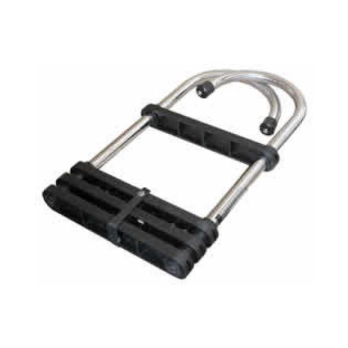JIF Marine EJZ Removable Telescoping Pontoon Ladder - Adjustable Boat Ladder for Easy Water Access | Perfect for Swimming, Fishing & Water Sports