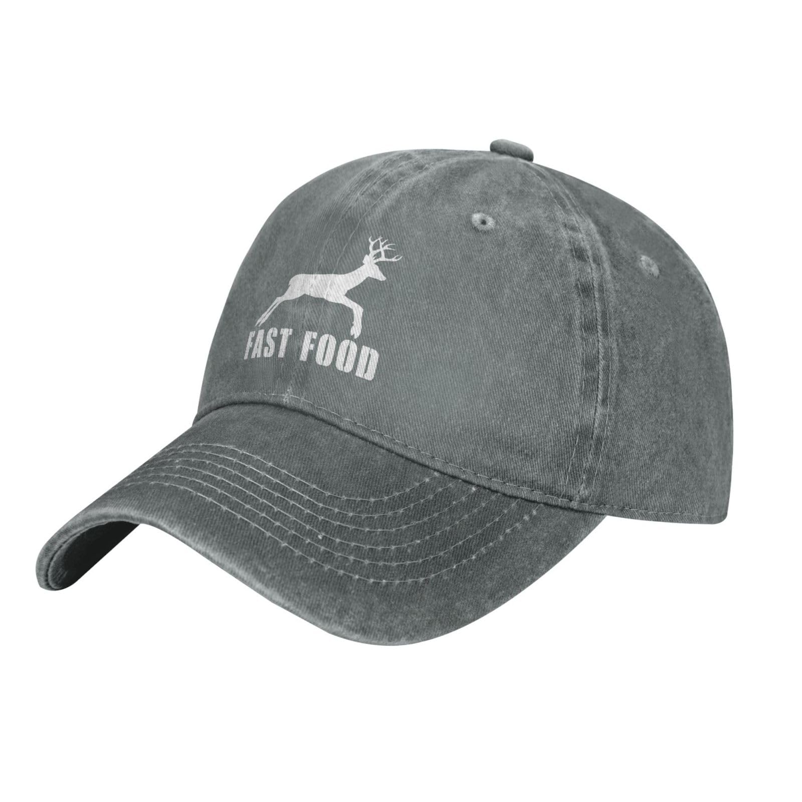 Funny Deer Hunting Vintage Baseball Cap for Men & Women - Adjustable Fitted Golf Hat for Outdoor Sports, Hunting, and Casual Wear