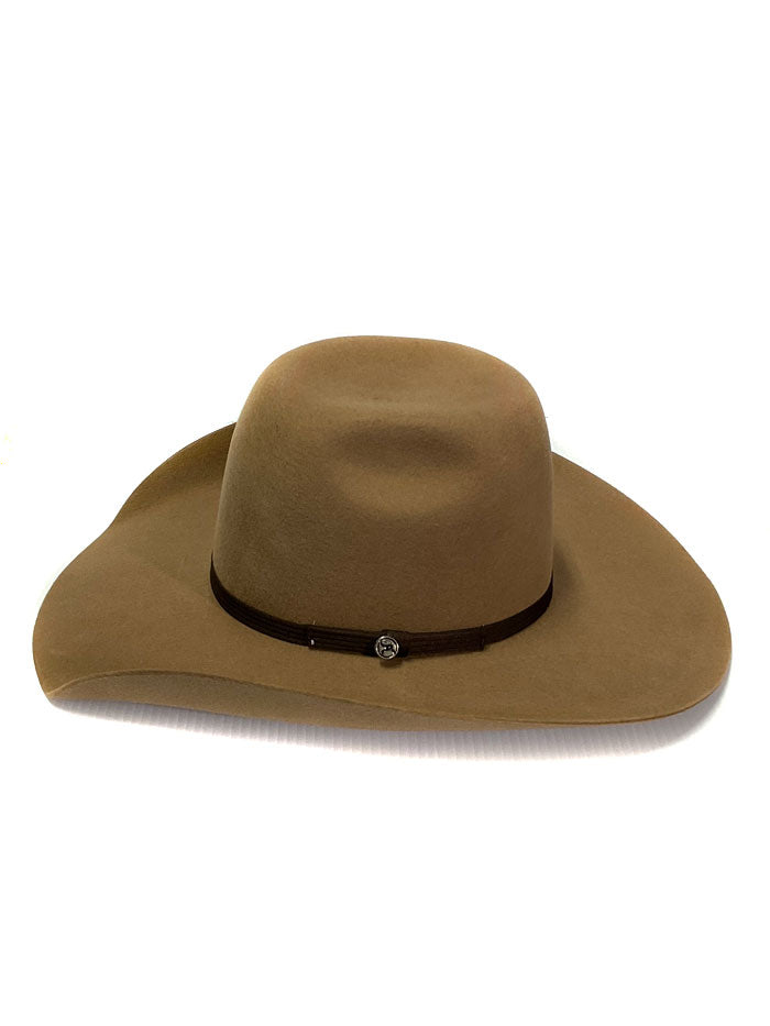 Resistol RWHODM 9042P5 Hooey Day Money Western Felt Cowboy Hat in Pecan Brown - Perfect for Rodeo, Country Music Festivals & Outdoor Adventures