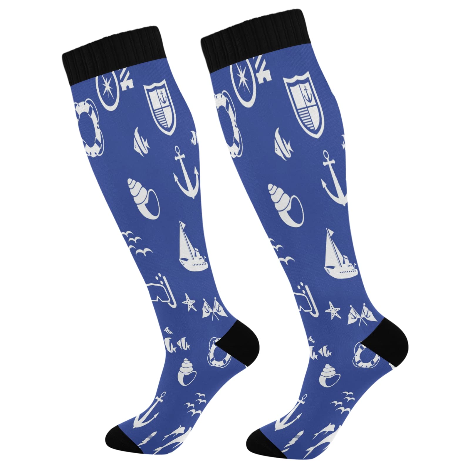 Best Compression Socks for Women & Men - Medical Grade Support Stockings for Running, Hiking, Fitness & Travel - Improve Circulation & Reduce Swelling (Perfect for Athletes, Nurses & Long Flights)
