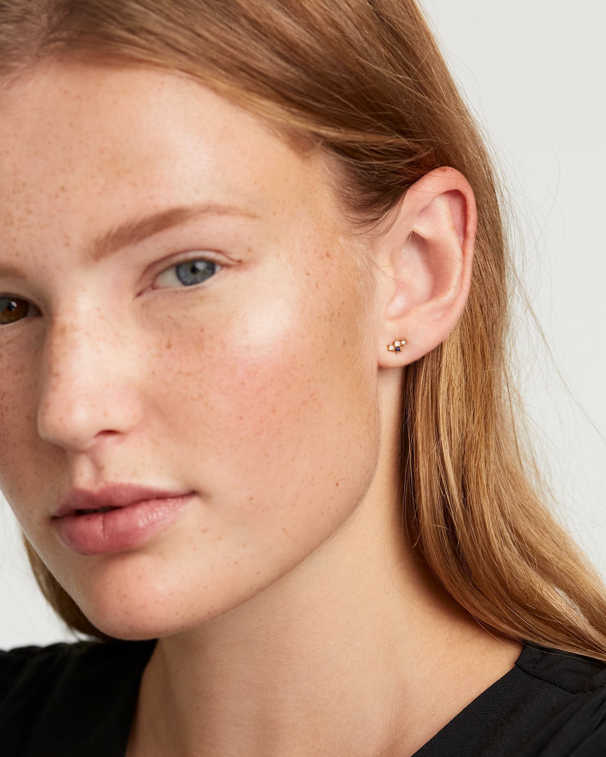 Aquarius Zodiac Sign Earrings for Women - Sterling Silver Constellation Stud Earrings - Perfect for Birthday Gifts & Daily Wear