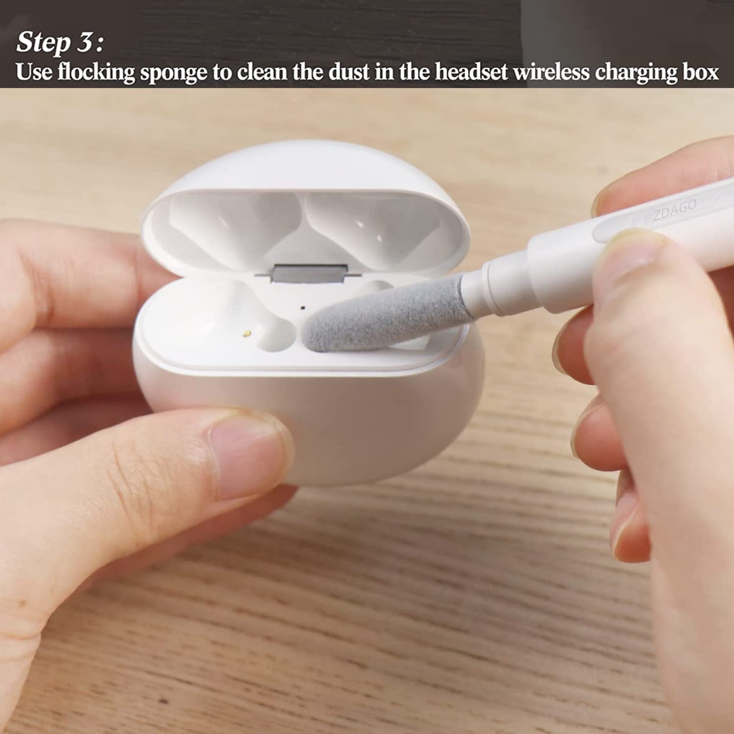 2024 Bluetooth Headset Cleaning Kit - Multifunctional Earphone Cleaner Pen for Dust Removal in Headphones, Earbuds, Camera Lens & Mobile Phone | Portable Cleaning Tool for Electronics Maintenance & Travel Use