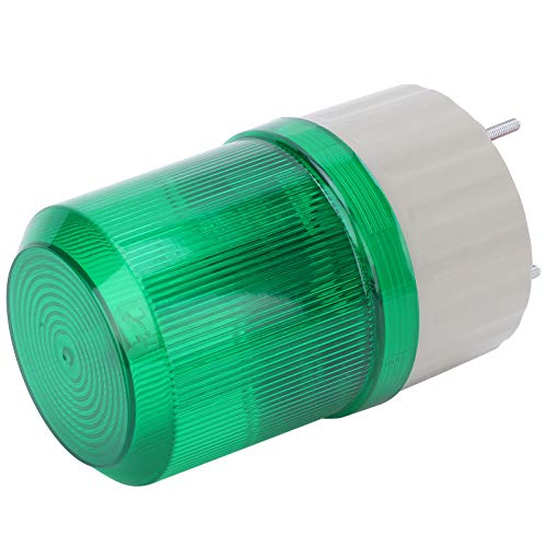 BERM BEM-1081 LED Warning Light Alarm Device - ABS Material for Office Buildings, Schools & Stations (Green) | Emergency Alert System for Safety & Security