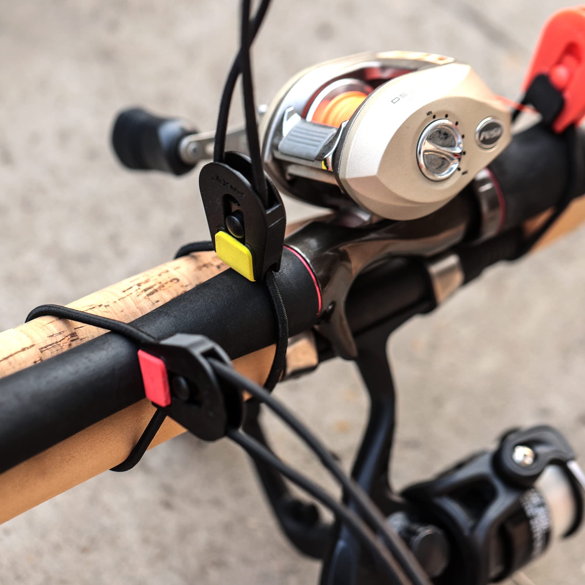 Best Fishing Rod Leash Straps - Quick Release Bungee Cord Ties for Pole Holders & Organizers | Secure Your Fishing Gear on Boats, Kayaks & Shorelines