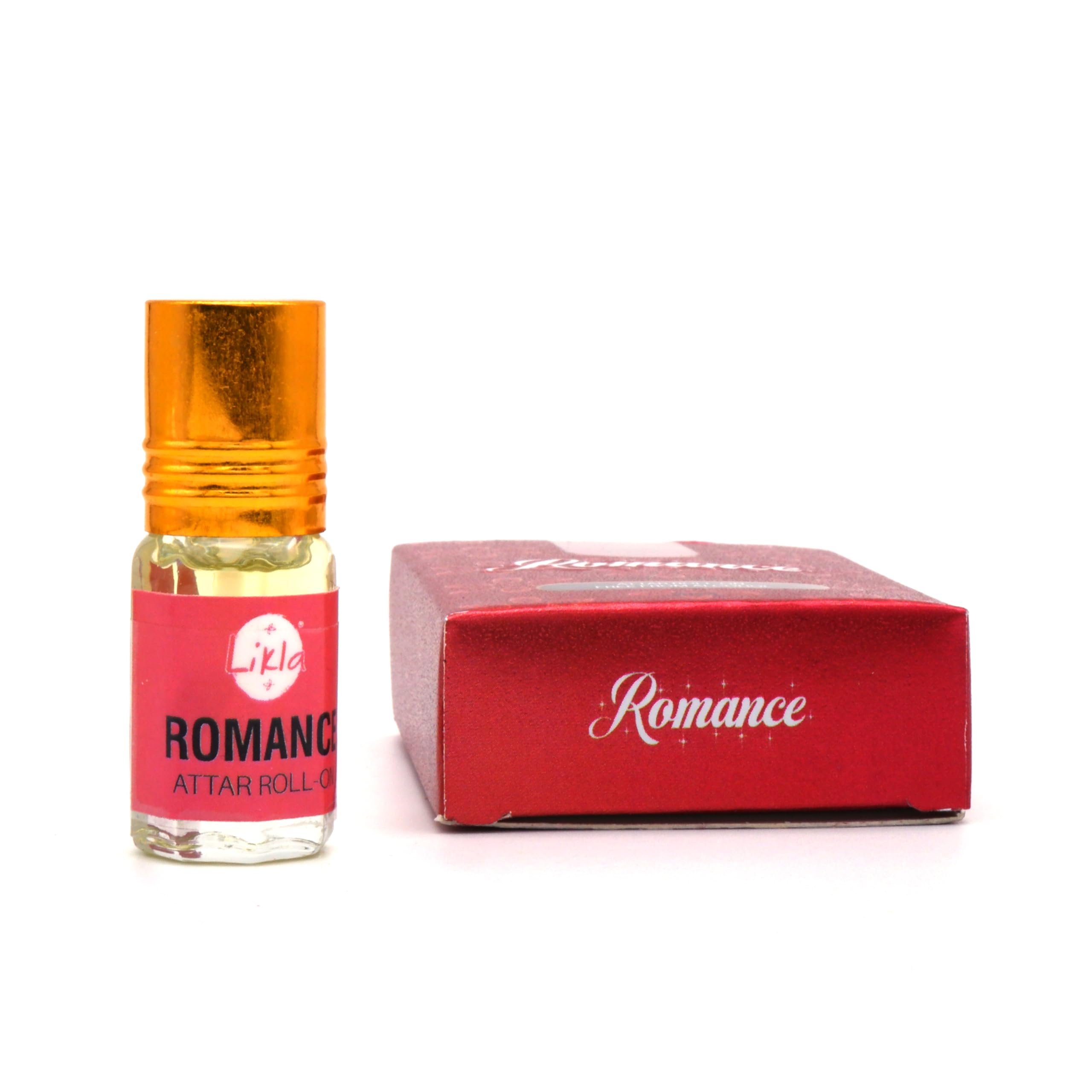 Likla Romance Roll On Attar - Alcohol-Free Perfume Oil for Men & Women | Long-Lasting Luxury Fragrance | 3ml Roll-On Bottle | Perfect for Religious Ceremonies, Daily Wear & Special Occasions
