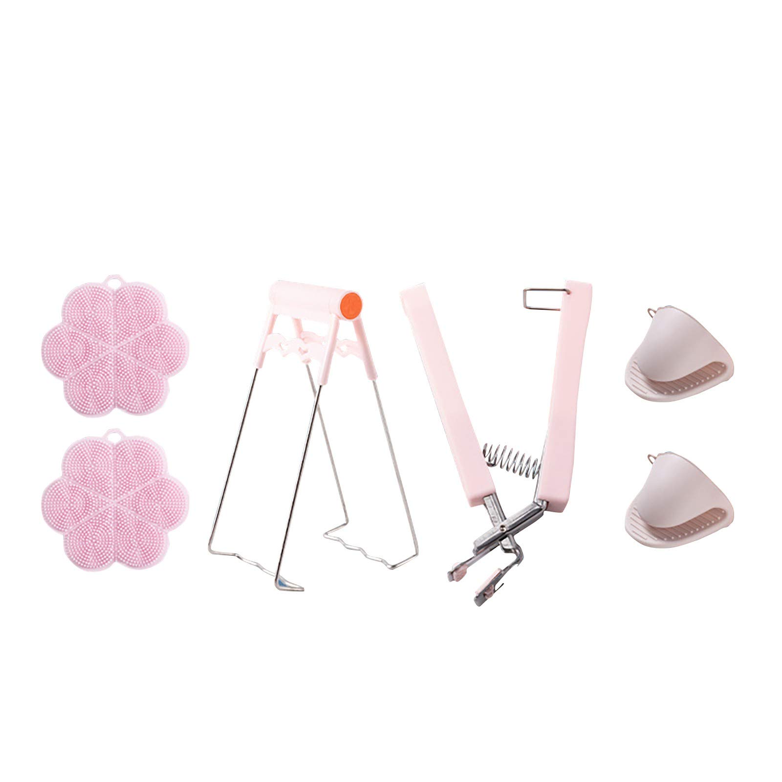 6-Piece Ironing Clips and Gloves Set with Bowl - Non-Slip Kitchen Ironing Pads for Sewing & Crafting - Plus Size Aprons for Women Cooking, Baking & Bar Work