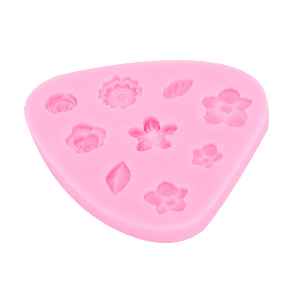 Premium Silicone Flower Cake Mold - DIY Baking Fondant Cupcake & Mooncake Maker for Birthdays, Weddings, and Party Decorations