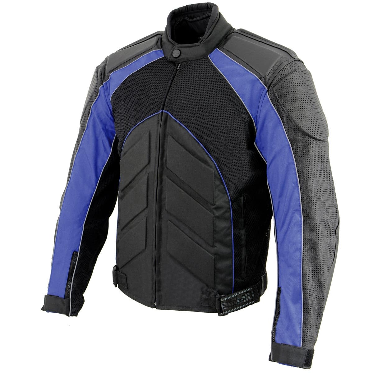 NexGen SH2153 Men's Black CE Armored Motorcycle Jacket - Textile & Leather Combo for Safety & Style - Perfect for Riding, Commuting & Adventure Tours