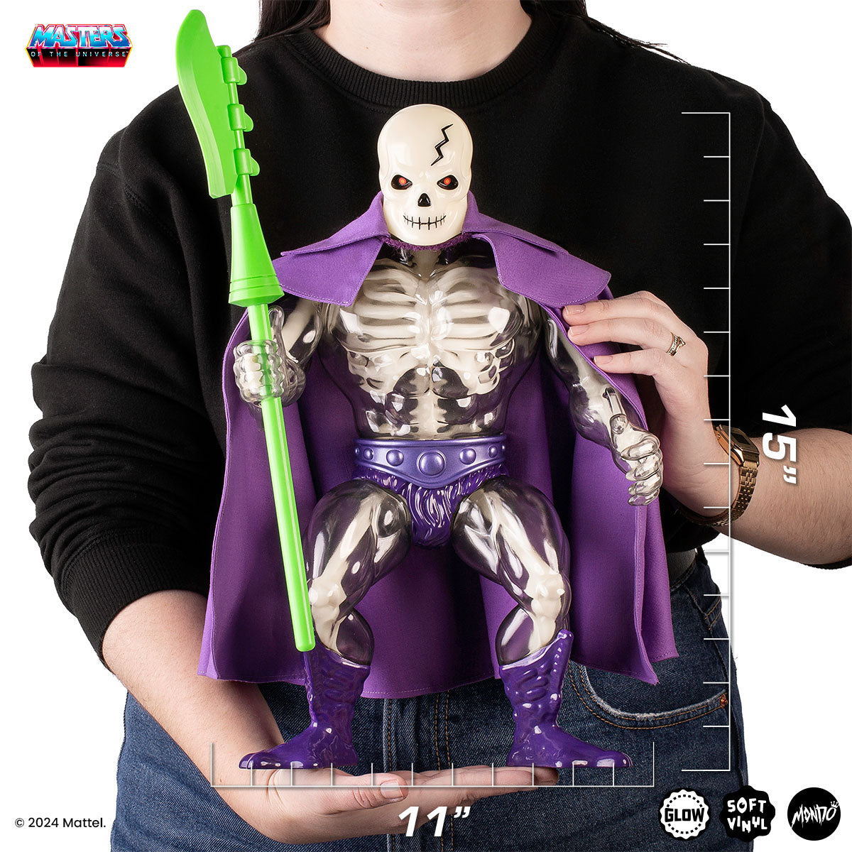 Masters of the Universe Scareglow Soft Vinyl Figure - Limited Timed Edition Collectible Toy for Display & Gift Giving
