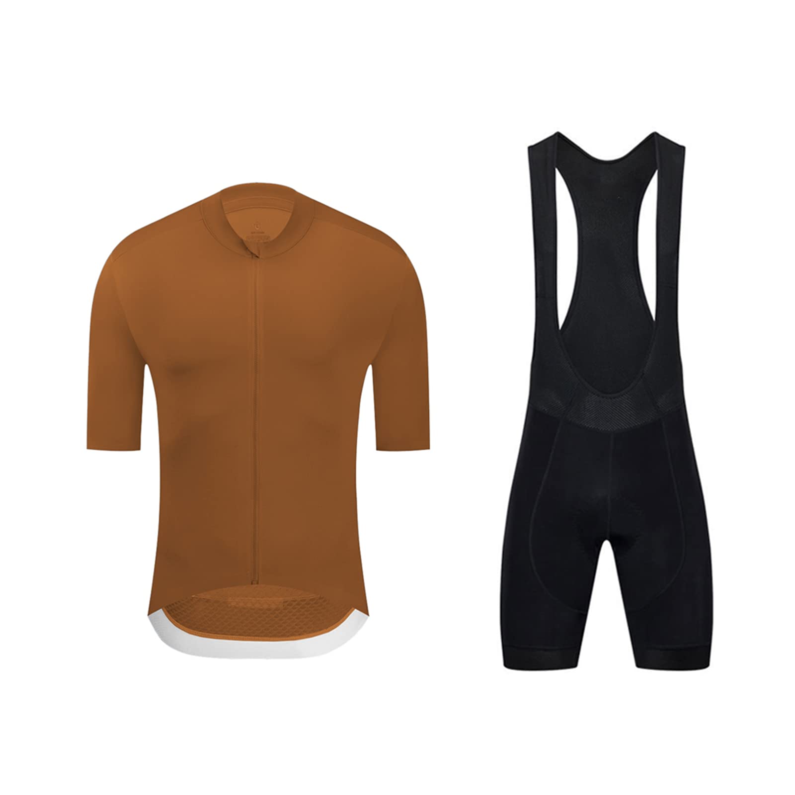 Men's Cycling Jersey Set - Breathable Short Sleeve Bike Shirt & Bib Shorts for Professional Riders | Perfect for Road Biking, Mountain Cycling & Training Sessions