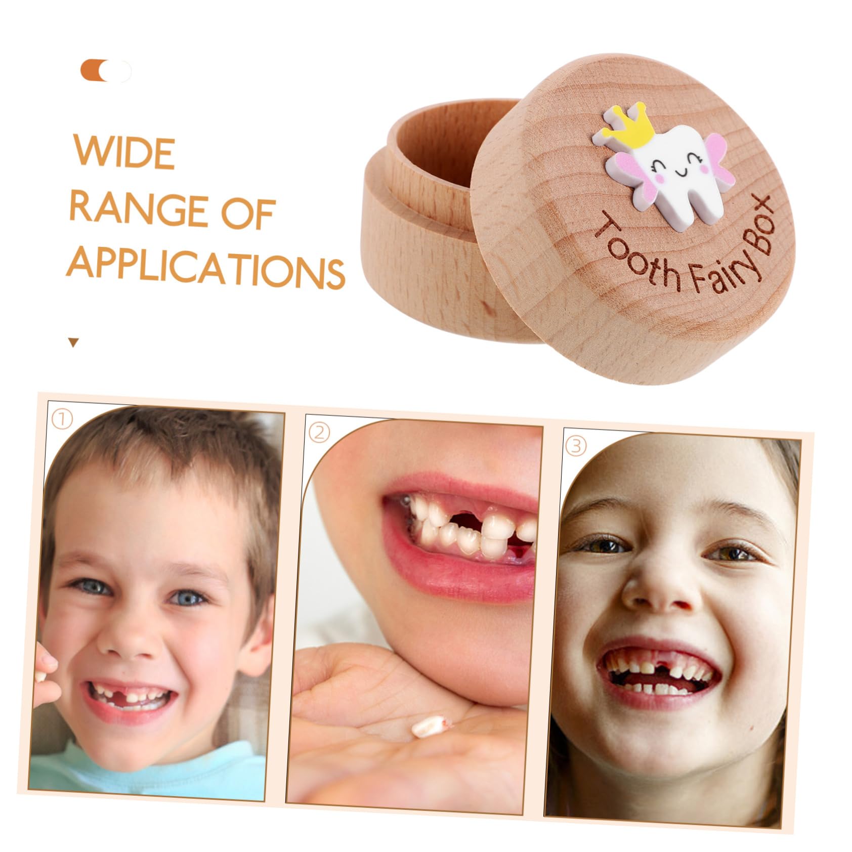 Levemolo Box - Kids Tooth Keepsake Holder & Baby Hair Organizer | First Tooth Collection Box for Baby Teeth & Fetal Hair Storage | Perfect for Baby's First Tooth, Milestone Memories & Nursery Decor