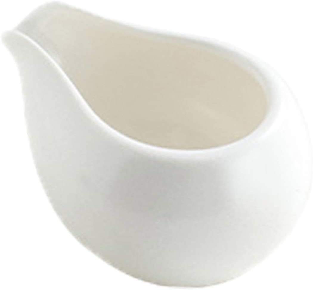 Premium Ceramic Milk Frother Pitcher 100ml - Small Milk Jug for Coffee, Latte & Cappuccino - Home Barista Essential for Perfect Foam - Multifunctional Creamer & Sauce Pitcher (White) - Ideal for Coffee Shops, Home Kitchens & Gifting