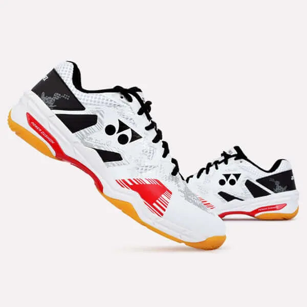Yonex Power Cushion Eclipsion X3 Badminton Shoes for Men & Women - White/Black - Lightweight Cushioned Court Shoes for Indoor Sports & Training