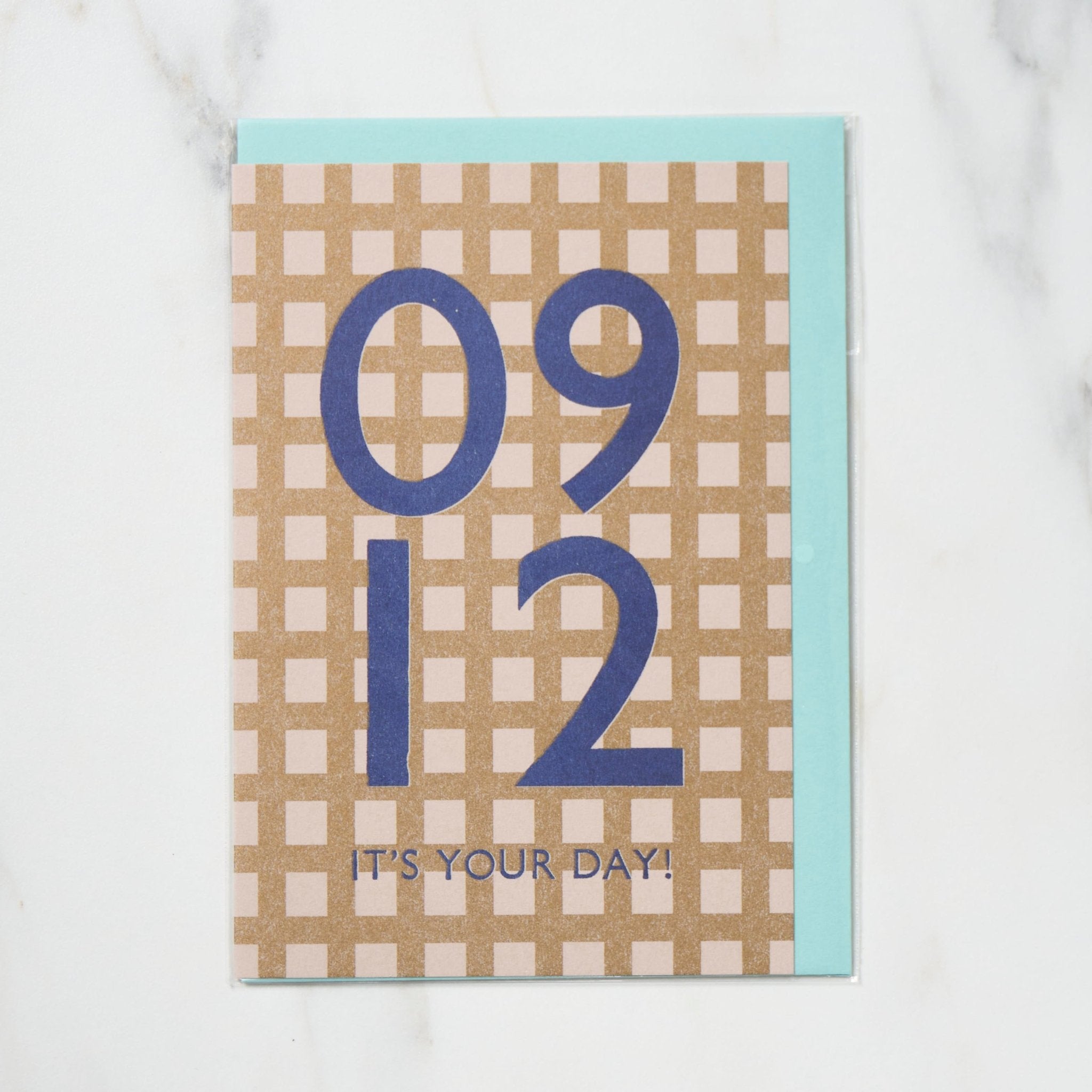 365 Find Your Day Card - September Letterpress Letters | Unique Greeting Cards for Birthdays, Anniversaries & Special Occasions