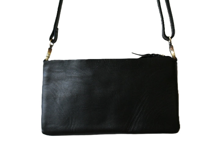 Stylish Black Oblong Crossbody Bag for Women - Perfect for Work, Travel & Everyday Use