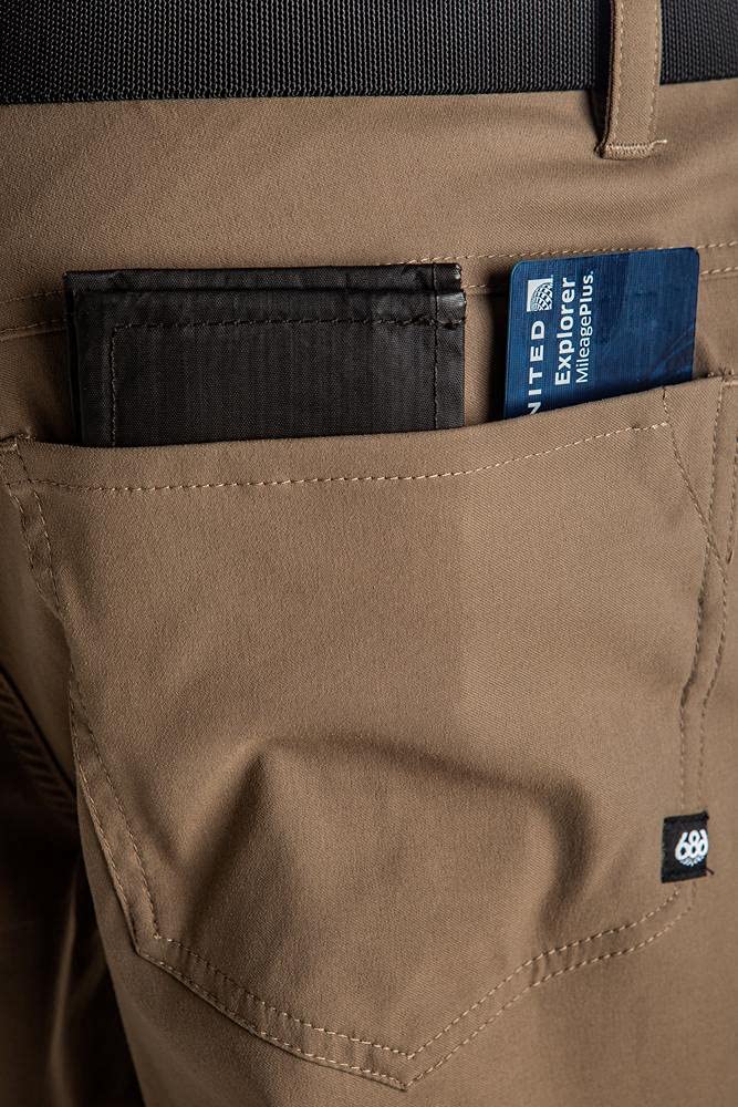 686 Men's Everywhere Travel Pants - Slim Fit Cargo Pants with 10 Functional Pockets | Perfect for Hiking, Commuting & Outdoor Adventures