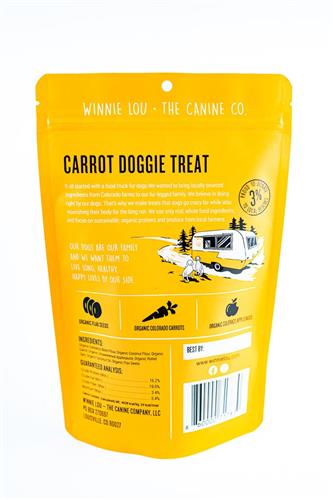 Healthy Carrot Dog Treats for Training - All Natural, Grain-Free Dog Snacks - Perfect for Small, Medium & Large Dogs - Great for Training, Rewards & Dental Health