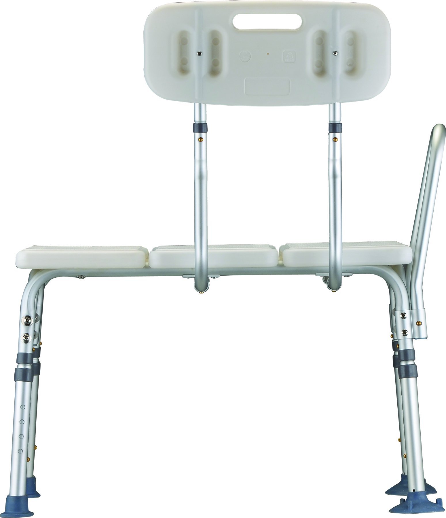 NOVA Medical Portable Bath Transfer Bench - Lightweight Shower Chair for Elderly & Disabled - Safe Non-Slip Bathtub Seat with Adjustable Legs - Ideal for Home Care & Assisted Living Facilities