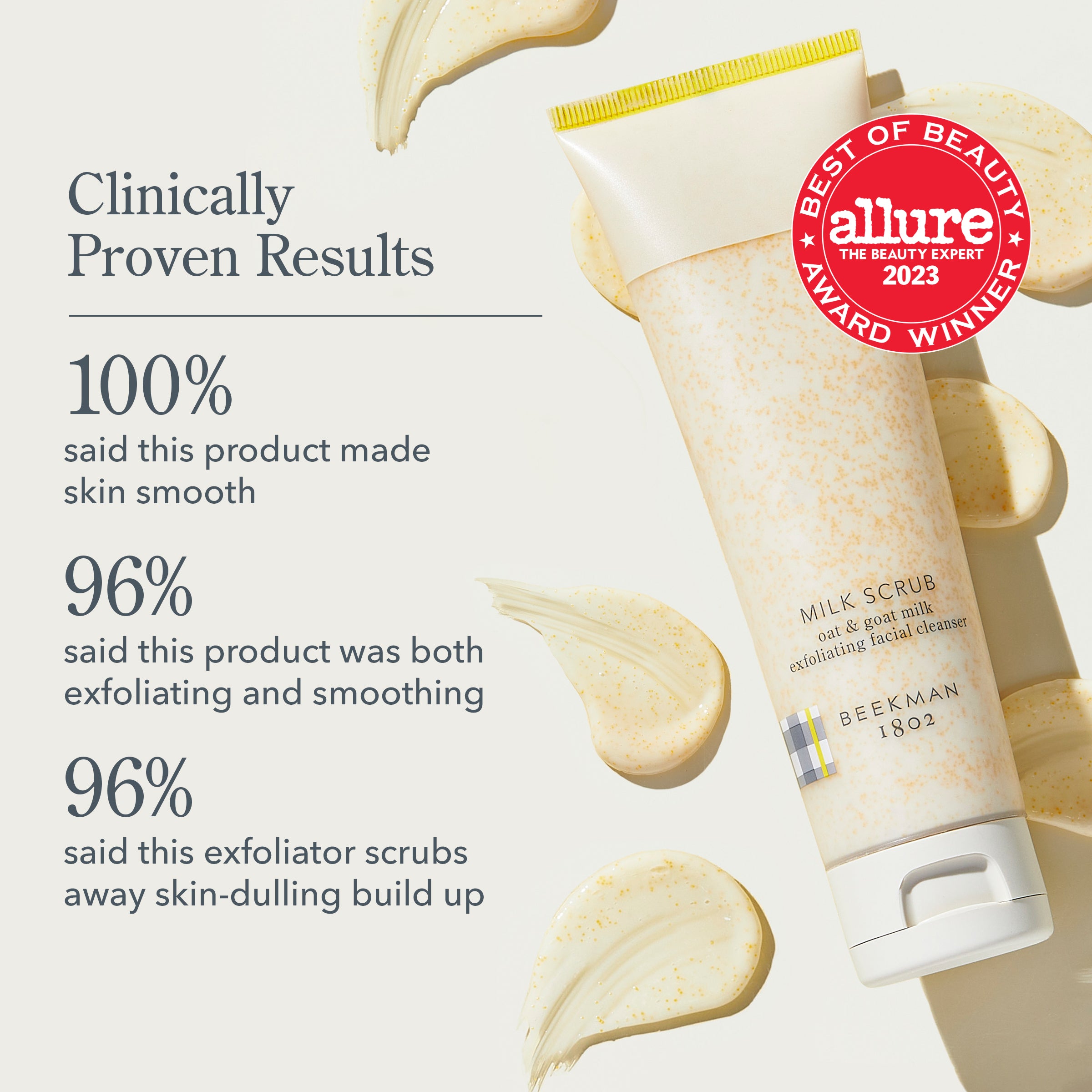 Jumbo Milk Scrub Oat & Goat Milk Exfoliating Facial Cleanser Duo - Gentle Exfoliation for Soft, Glowing Skin | Perfect for Daily Skincare Routine & Spa Days