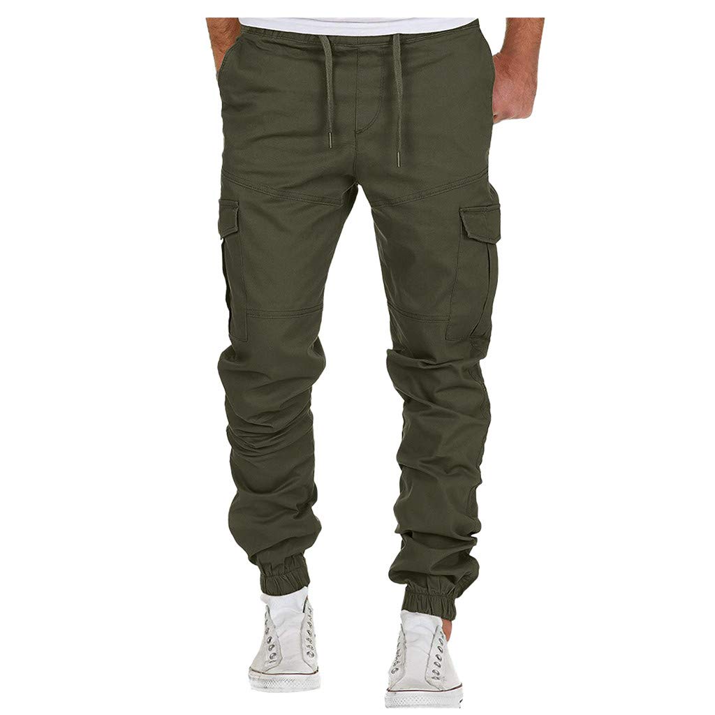 YXWLLN Men's Sweatpants Joggers - Athletic Loose-Fit Workout Pants with Pockets for Running, Training & Gym | Comfortable Casual Wear for Home, Sports & Outdoor Activities