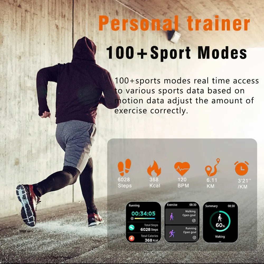SENBONO 2023 Smart Watch for Men with Compass, Barometer, Altimeter & GPS Tracking - Perfect for Hiking, Running & Outdoor Adventures