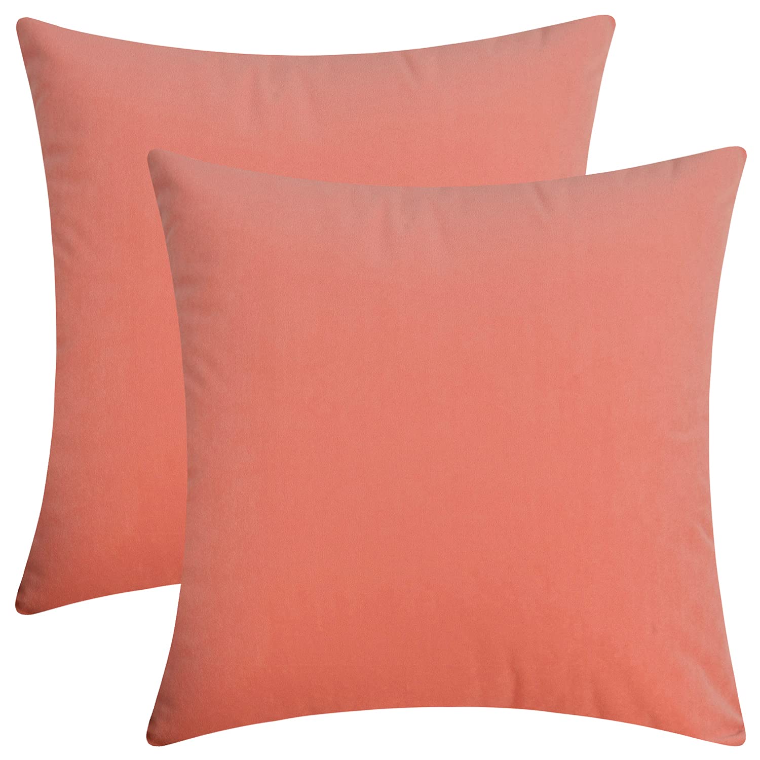 Artcest Set of 2 Kids Decorative Square Velvet Throw Pillow Covers 12