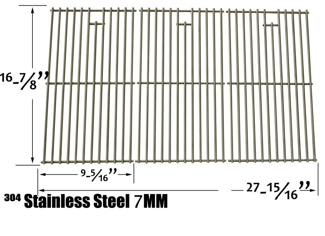 Charbroil Grill Repair Kit - Compatible with Models 463440109, 463420507, 463420509, 463460708, 463460710 - Includes 4 Stainless Steel Burners, 3 Crossover Tubes & Stainless Steel Grates - Perfect for BBQ Gas Grill Maintenance & Replacement Parts