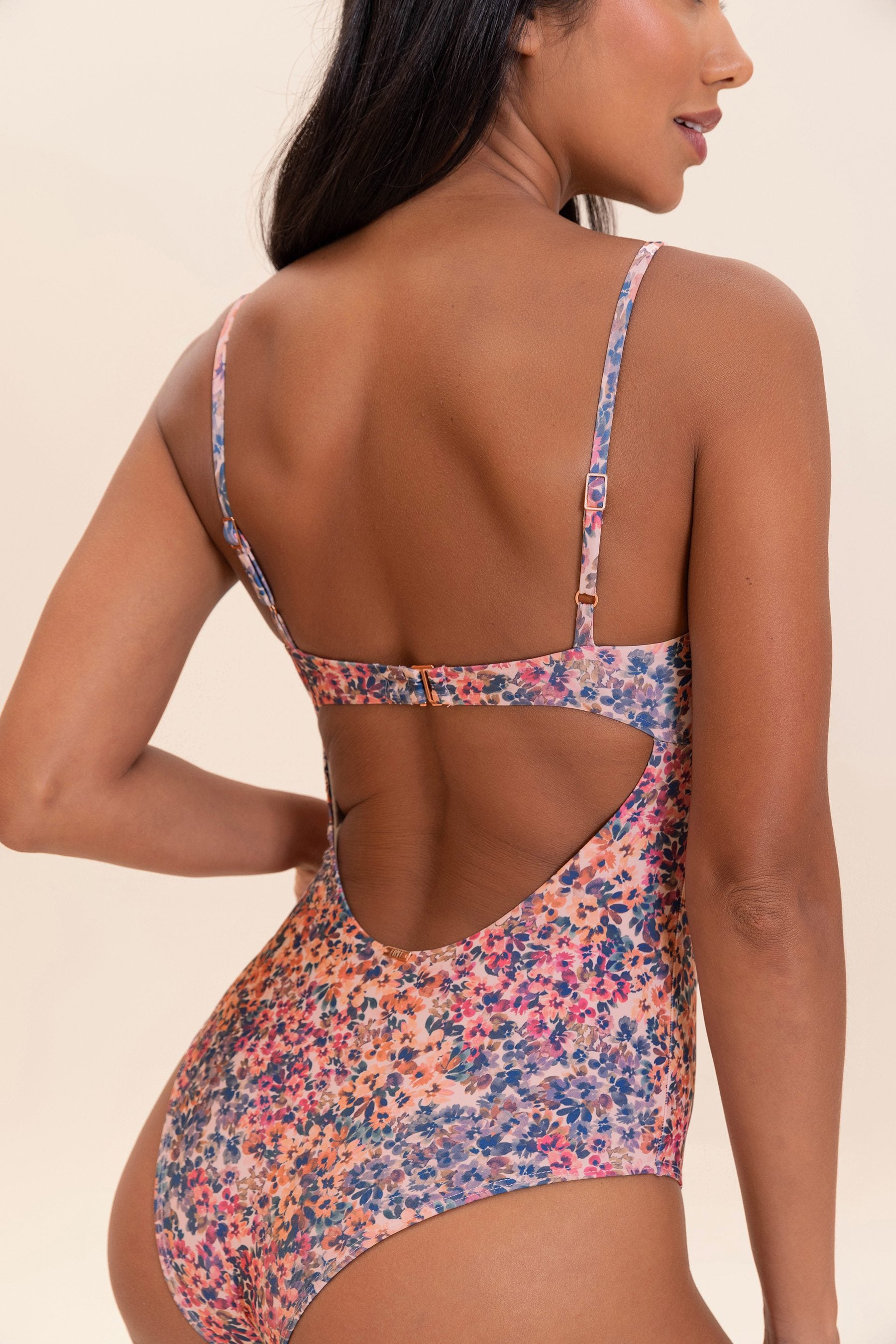 Primrose Bandeau One Piece Swimsuit for Women - Sexy Monokini Bathing Suit with Adjustable Straps | Perfect for Beach, Pool, and Vacation