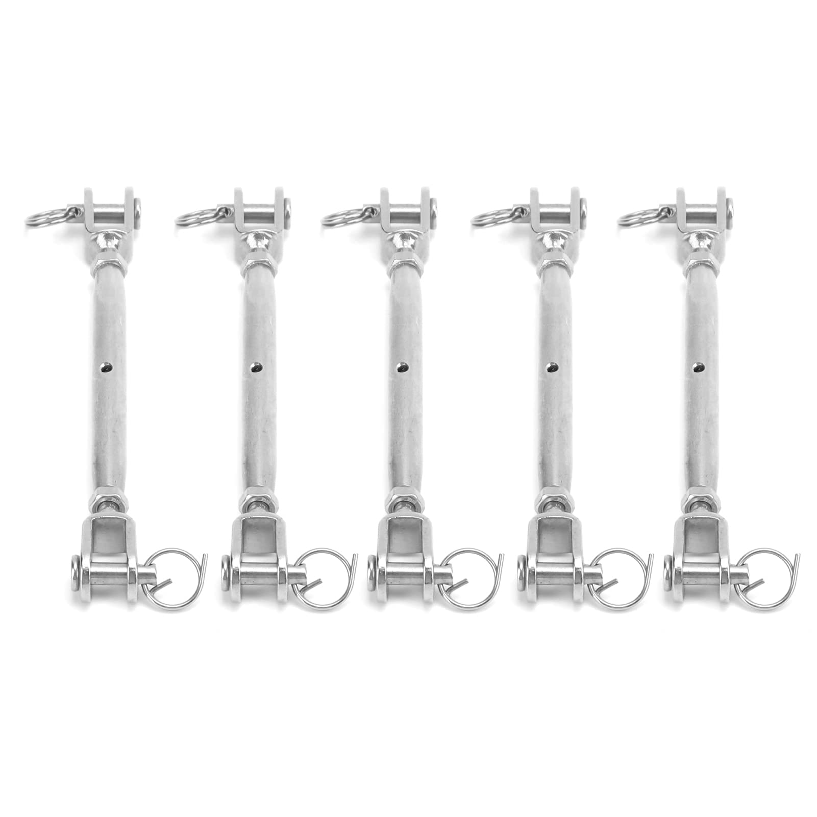 FEIP Stainless Steel Wire Tension Hook - Heavy Duty Adjustable Turnbuckle for Rope, Balcony & Outdoor Installation | Weather-Resistant & Durable for Deck, Fence & Garden Use