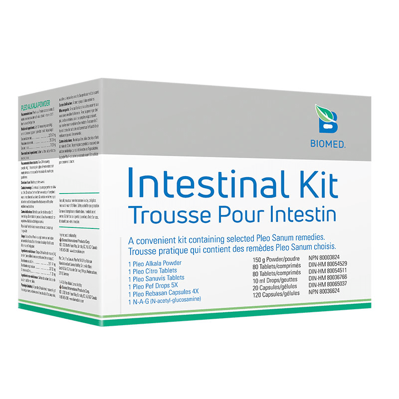 Pleo Sanum Intestinal Kit - Natural Digestive Support for Gut Health | Biomed Remedies for Bloating, Constipation & IBS Relief | Home & Travel Use