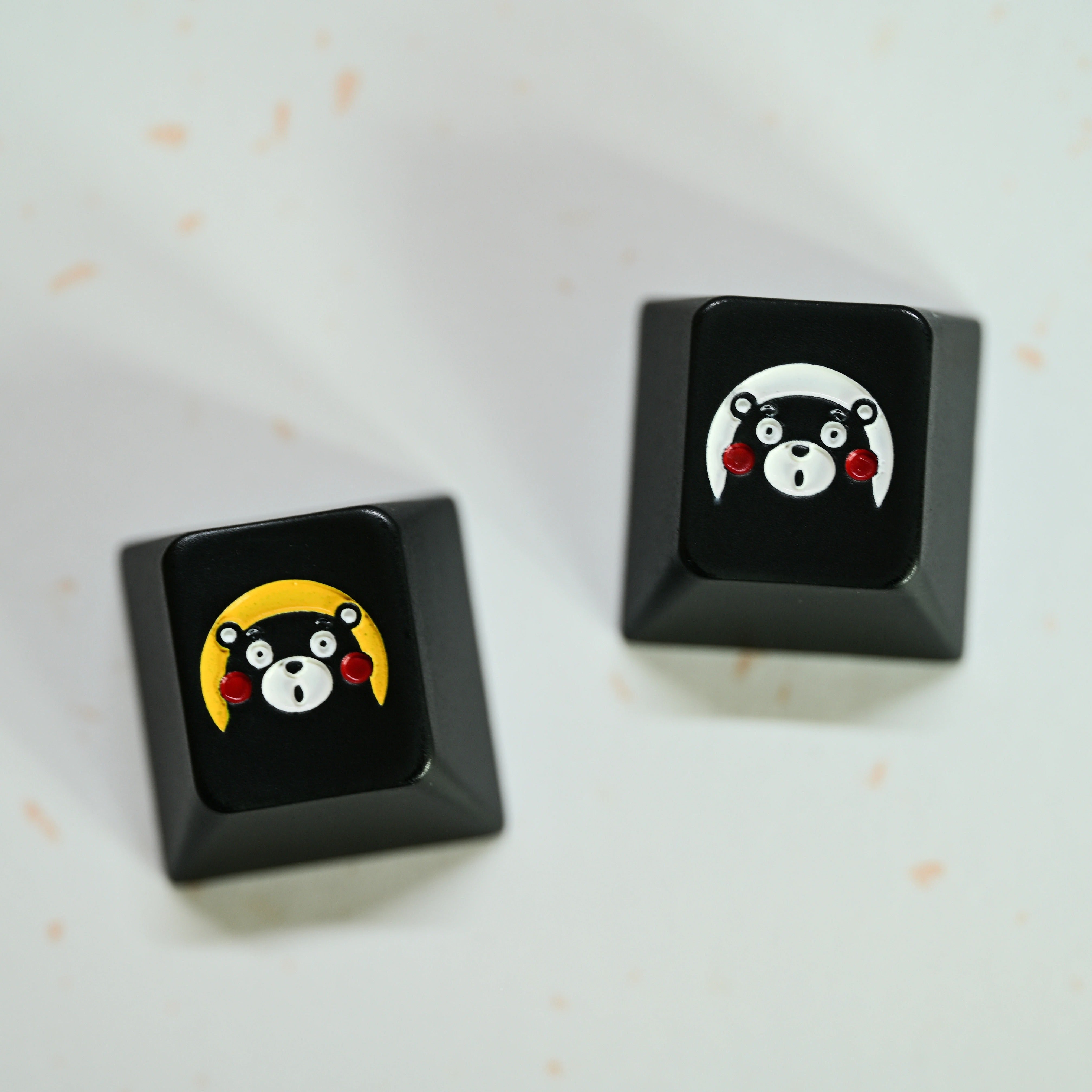 Kumamon Zinc Alloy Keycaps for Mechanical Keyboards - Custom Anime Keycaps for Gaming & Typing - Perfect for PC, Laptop, and Office Setup