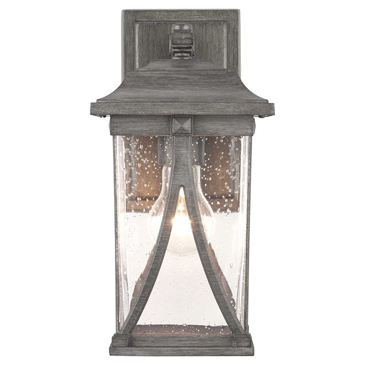 Abbott Single Light Outdoor Wall Lantern - Weatherproof Exterior Sconce for Porch, Patio & Garden Lighting | Durable Small Wall Mount Light Fixture
