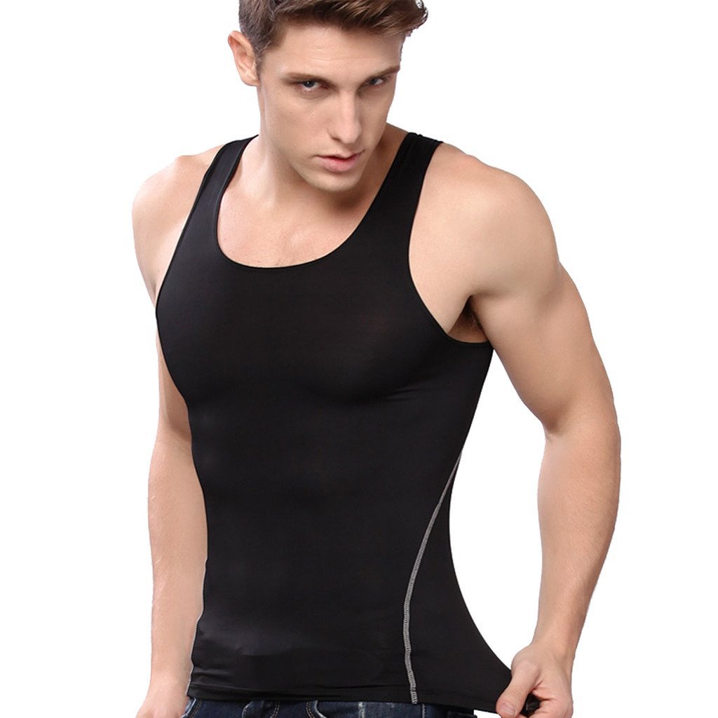 3-Pack Men's Tank Tops - Breathable Quick-Dry Workout Shirts for Gym, Running & Summer Outdoor Activities