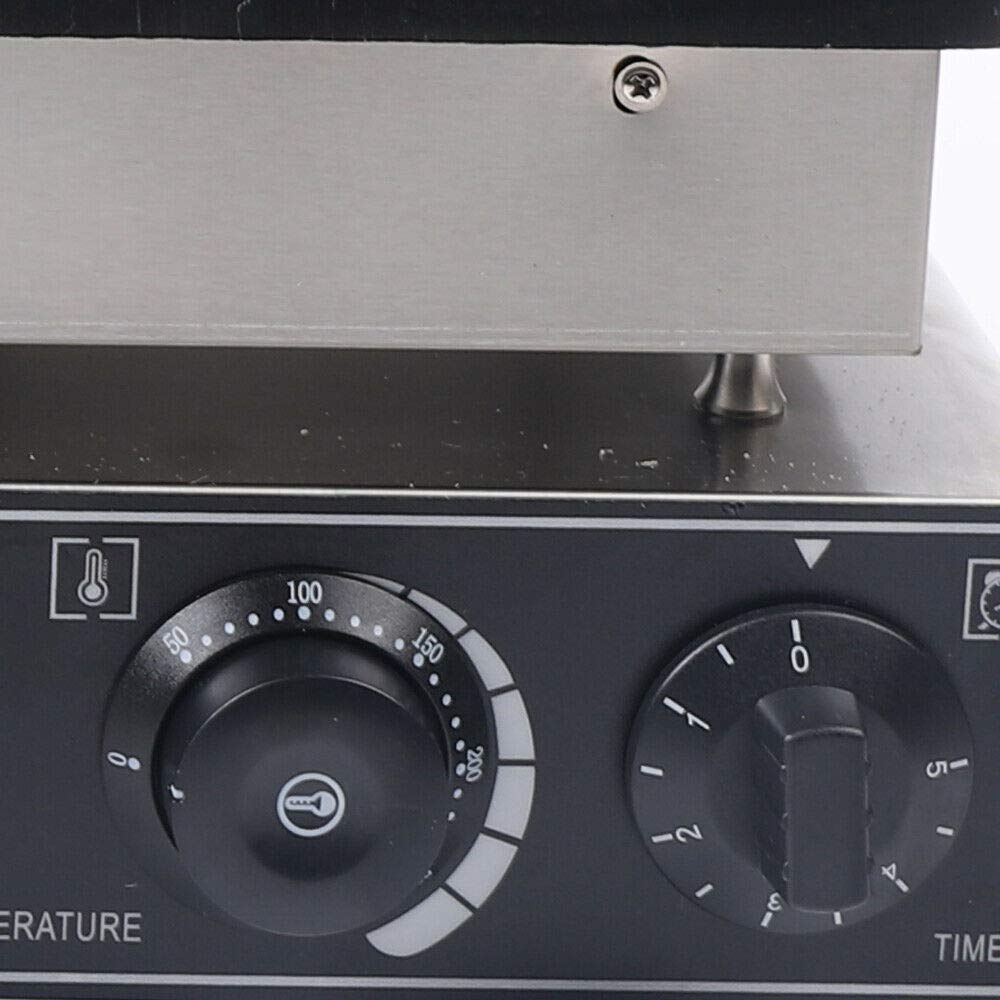 Commercial Dutch Pancake Maker - 50-Hole Electric Griddle for Muffins, Waffles & Dorayaki with Timer & Non-Stick Plates | Perfect for Breakfast Cafes, Food Trucks & Home Cooking (US Stock)