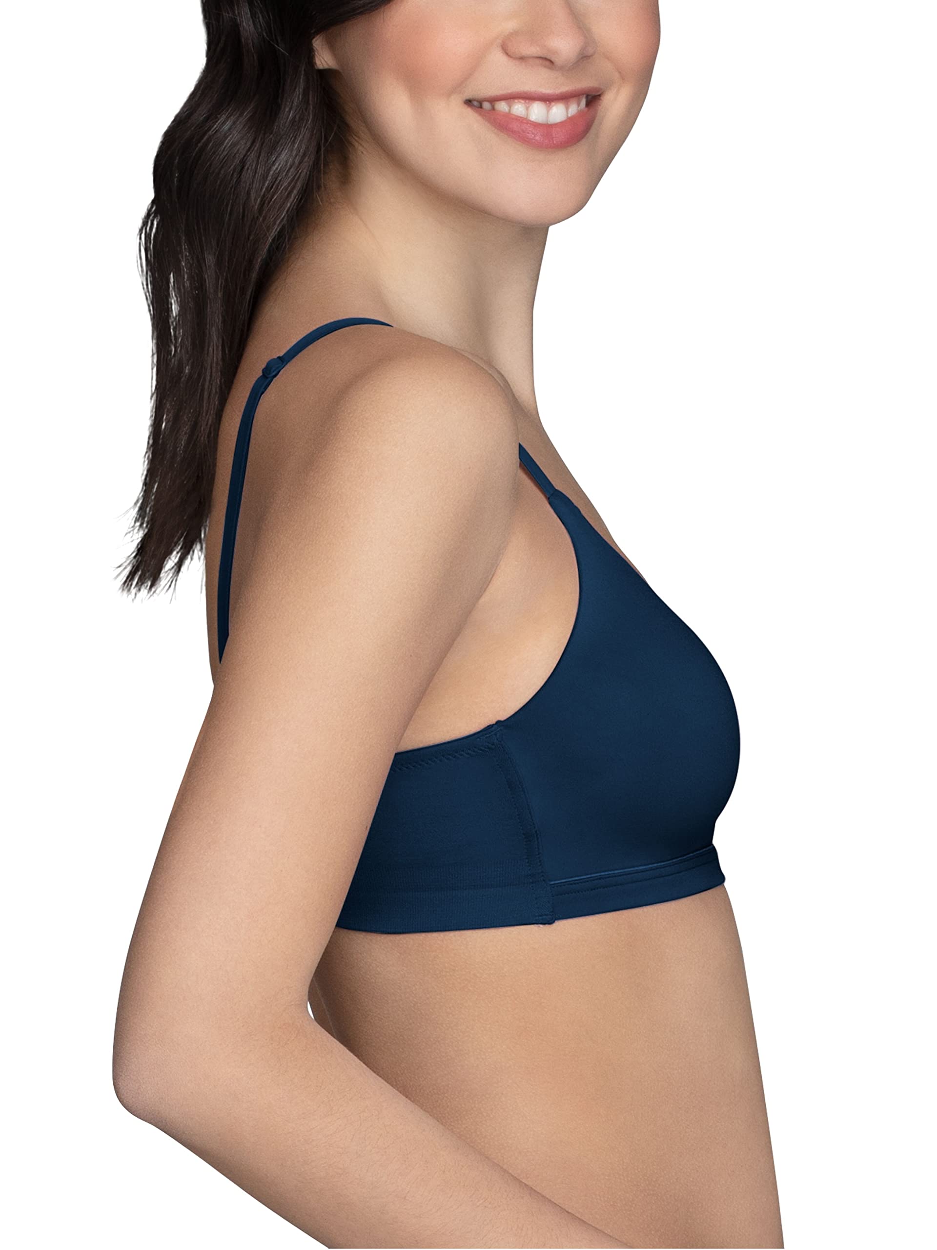 Vanity Fair Women's Beyond Comfort Full Figure Wireless Bra - Plus Size Support for All-Day Wear - Perfect for Work, Yoga & Lounge