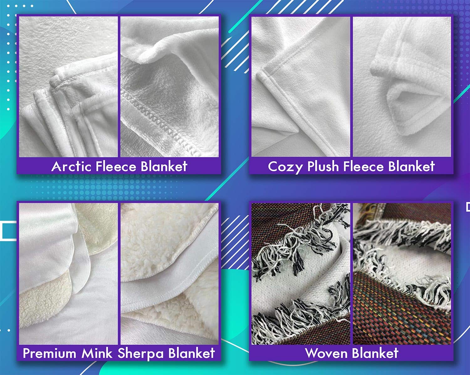 Personalized Fleece Blanket for Father's Day - 