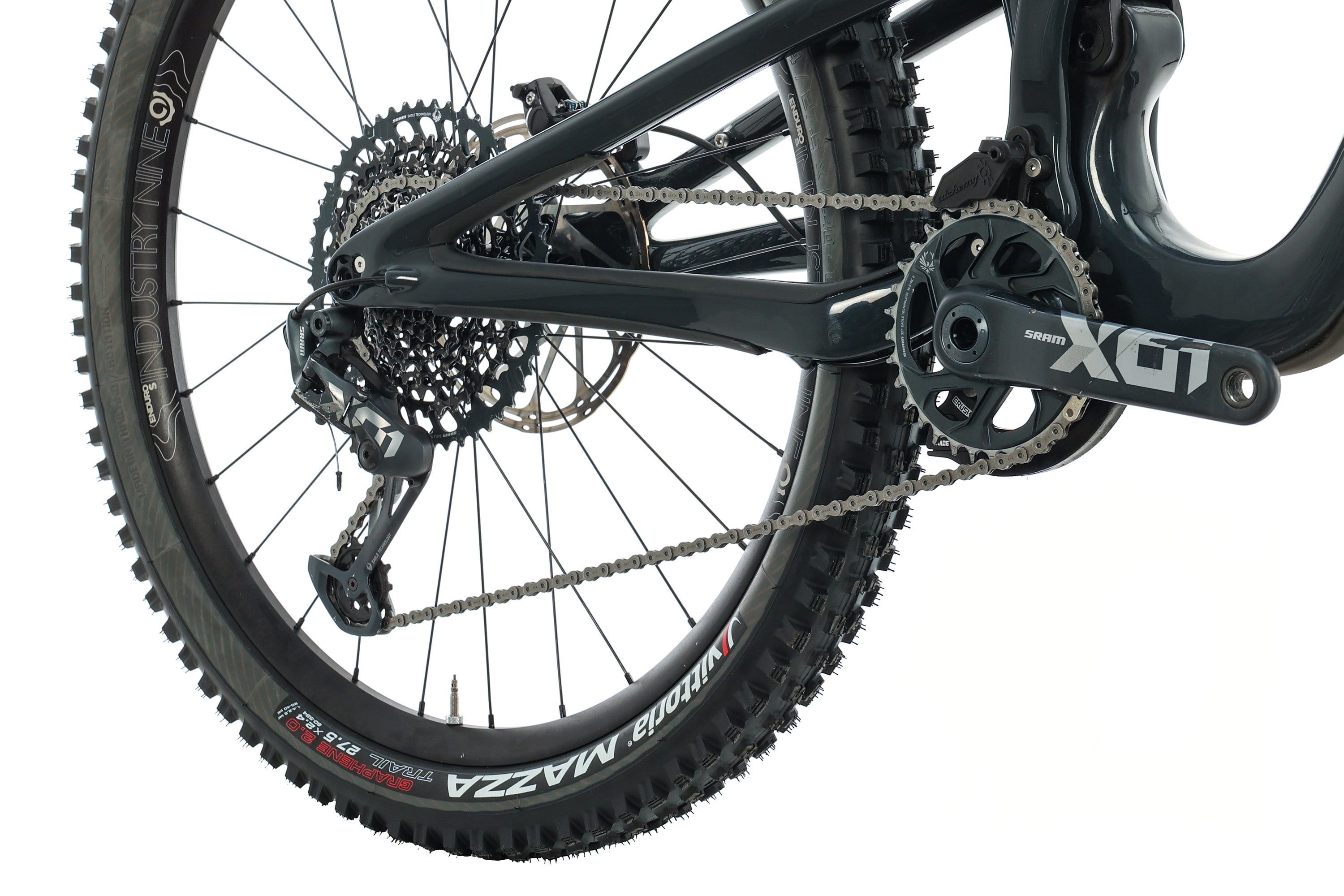 Alchemy Arktos 150 Full Suspension Mountain Bike - 2021 Model, Medium Frame Size for Trail & Enduro Riding | Perfect for Off-Road Adventures and Mountain Trails