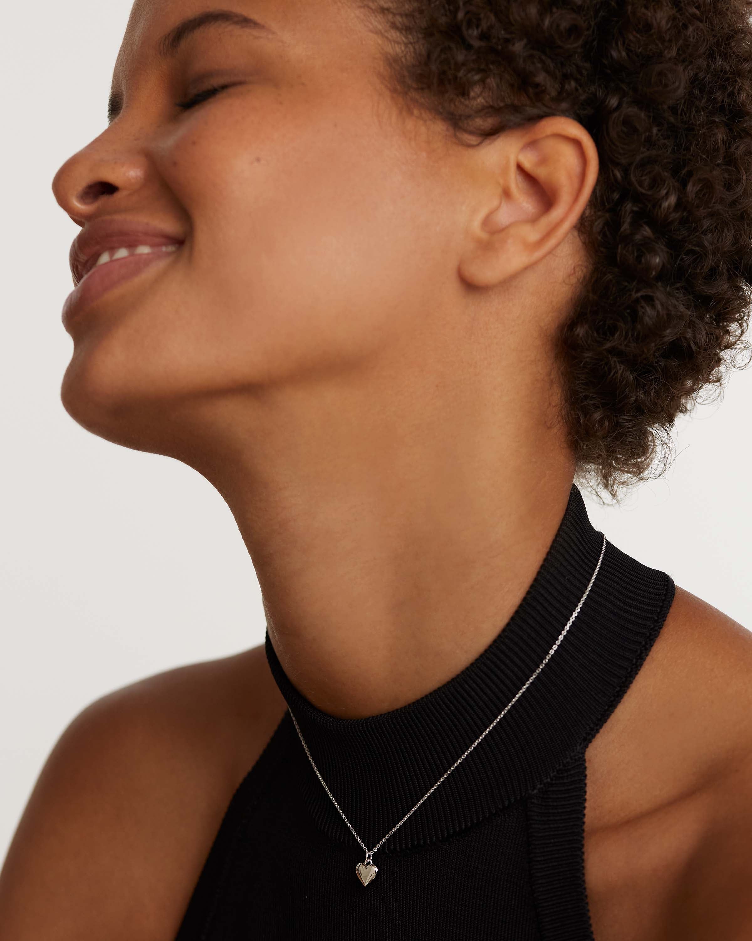 L'Absolu Sterling Silver Necklace for Women - Elegant 925 Silver Pendant Necklace, Perfect for Gifts, Parties & Everyday Wear