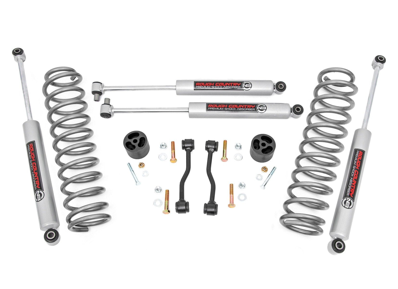 2.5 Inch Leveling Kits & Springs for Jeep Gladiator JT 4WD (2020-2023) - 64830B | Off-Road Suspension Upgrade for Better Performance & Ride Comfort