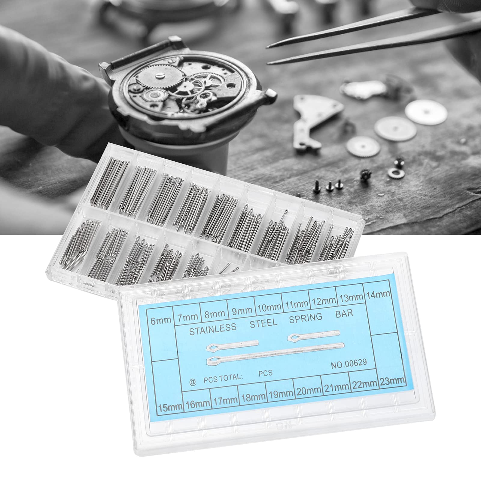 Watch Repair Kit - 360Pcs Watch Pins & Spring Bars for Watchmakers | Watch Band Replacement Tools