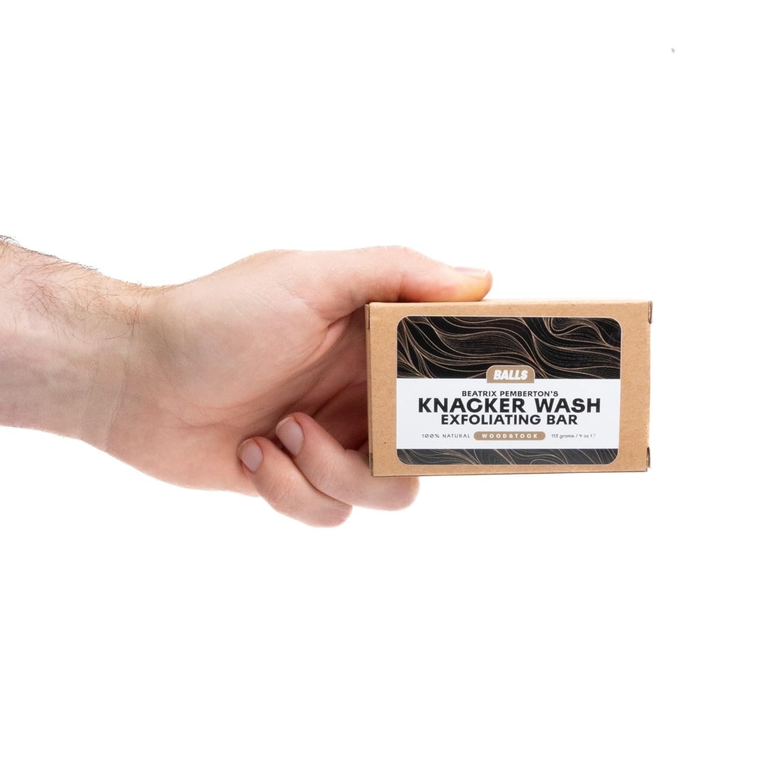 BALLS™ Beatrix Pemberton’s Knacker Wash Exfoliating Bar - Natural Oatmeal Soap for Gentle Exfoliation & Soft Skin | Perfect for Dry Skin Care & Sensitive Skin Types | Shower & Bath Essential