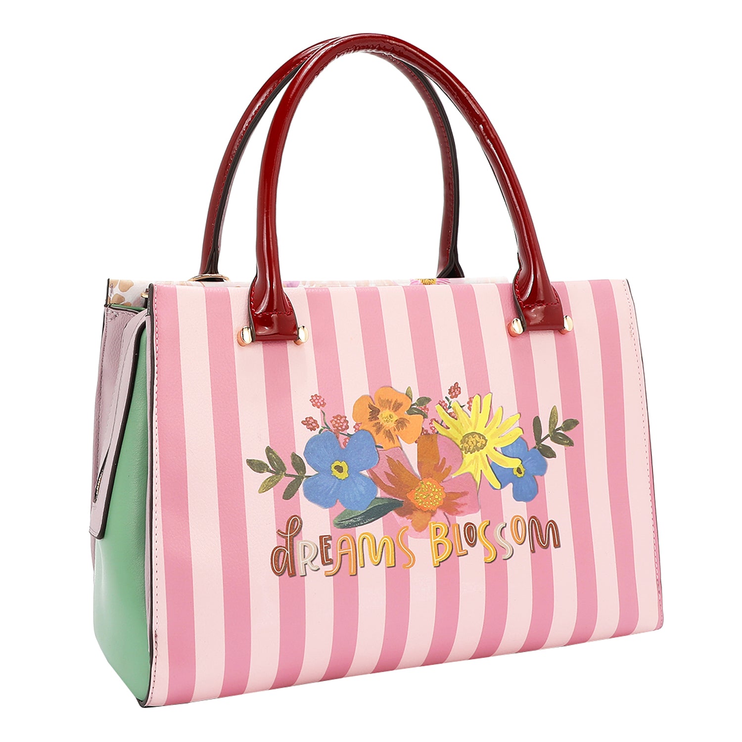 Dreams Blossom Satchel - Stylish Crossbody Bag for Women, Fashionable Leather Shoulder Purse - Perfect for Work, Travel & Everyday Use