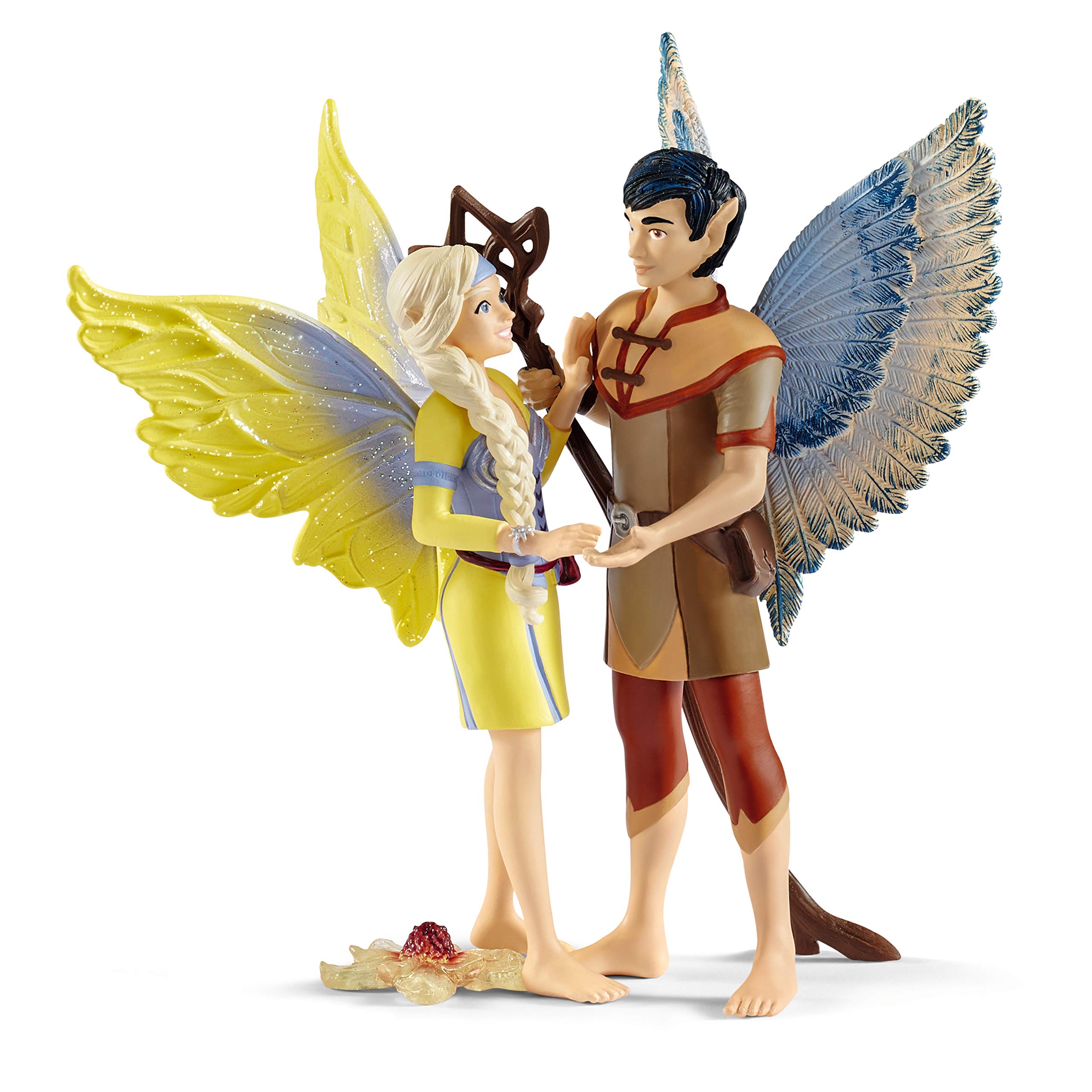 Schleich Bayala Movie Fairy Princess and The Unicorn Toy Set - Fairy Sera & Jaro Collectible Figurines for Kids Ages 5+ | Fantasy Play, Storytelling & Gift for Girls