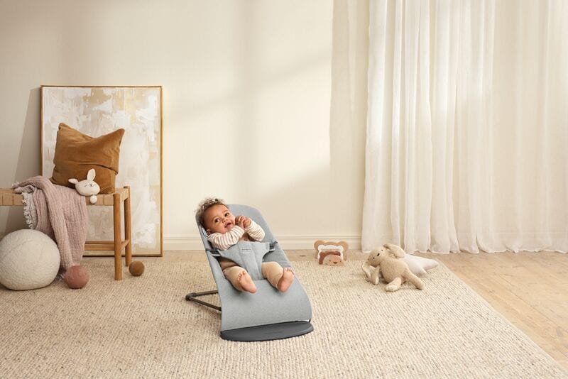 BabyBjörn Bliss Bouncer - Premium Baby Rocker Chair with Ergonomic Design, Soft Fabric & Adjustable Positions | Perfect for Newborns & Infants | Ideal for Nursery, Living Room & Travel Use