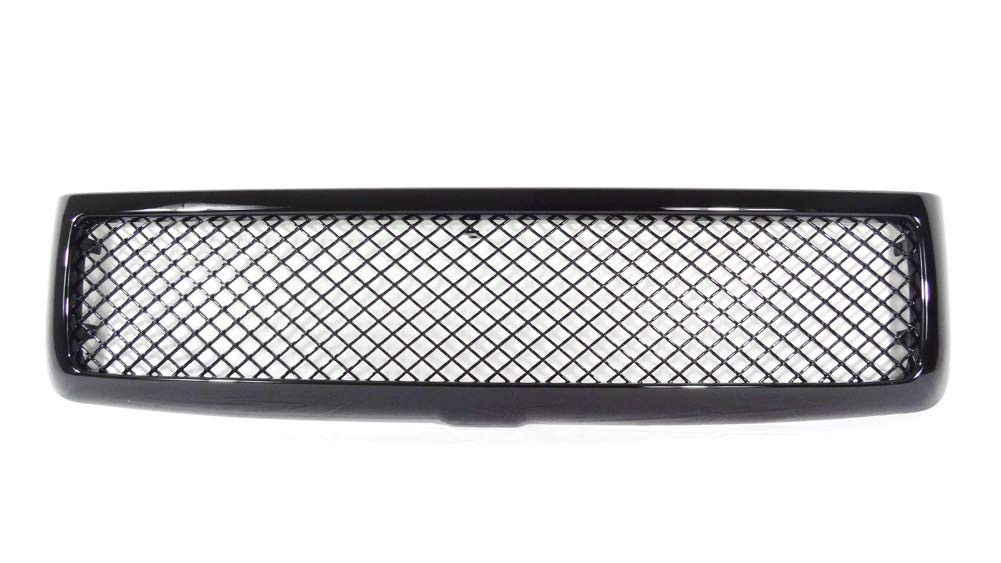 Gloss Black Sport ABS Mesh Front Grille for 94-01 Dodge Ram 1500 & 94-02 Ram 2500/3500 - Durable Upper Grill Replacement for Off-Road & Custom Truck Upgrades