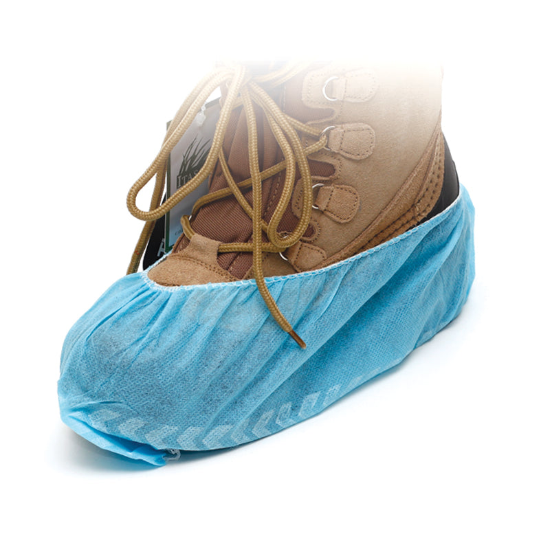 200 Pack Disposable Shoe Covers - Non-Slip Hospital Grade Protection for Medical, Home & Construction Use