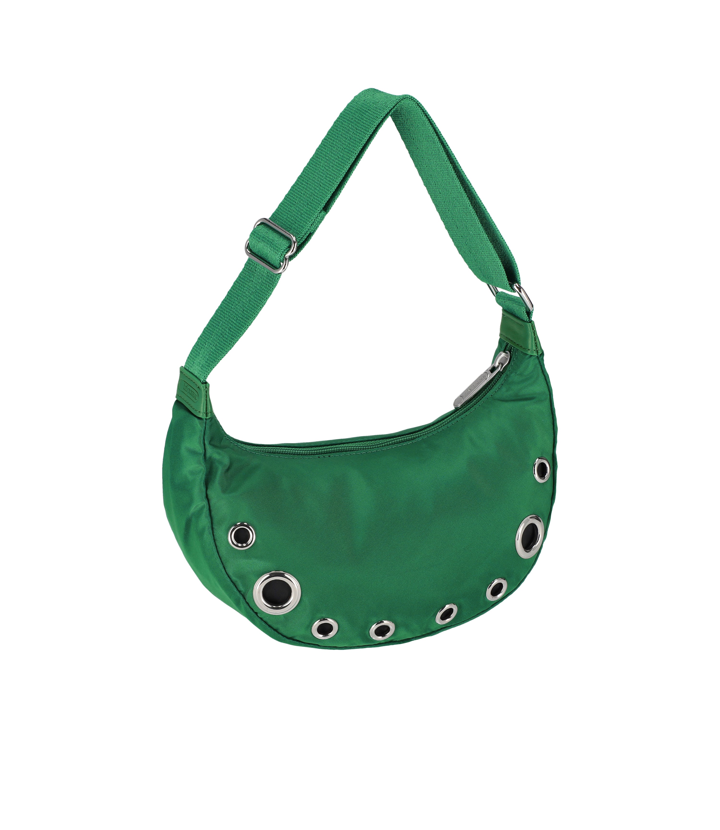 Stylish Grommet Small Shoulder Bag for Women - Trendy Crossbody Purse with Metal Eyelets - Perfect for Everyday Use, Travel & Shopping