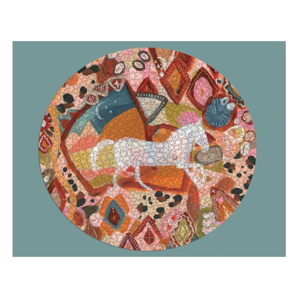 1000 Piece Round Jigsaw Puzzle - When My Time Comes - Fun Family Game Night Activity & Stress Relief for Adults & Kids