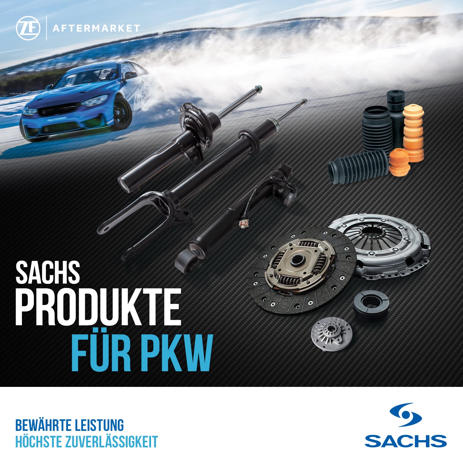 SACHS 900 248 Wheel Suspension Kit - High Performance Shock Absorber for Smooth Ride | Perfect for Trucks, SUVs & Off-Road Vehicles