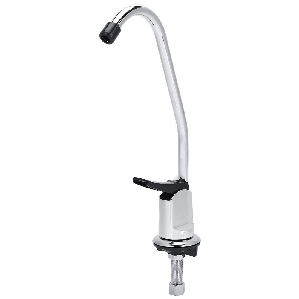 Hozee Universal G1/4in Stainless Steel Kitchen Faucet - Compatible with Water Purifier, Electrolyzer, Softener & Filter Systems | Ideal for Home, RV & Office Use